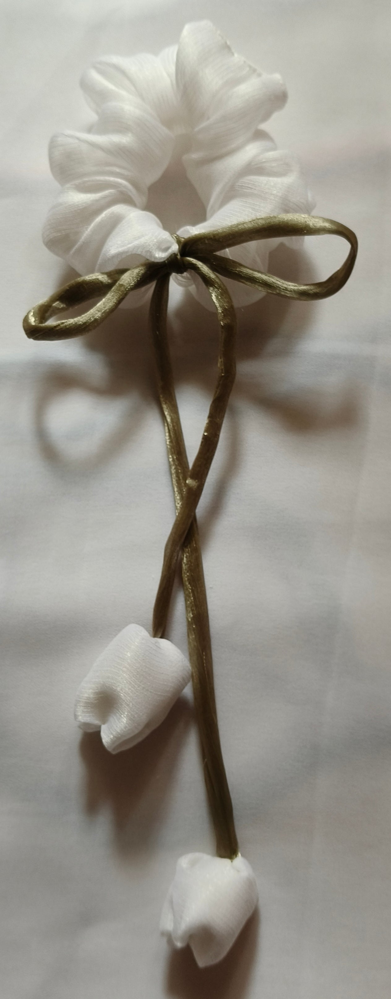Organza silky tulip scrunchies
